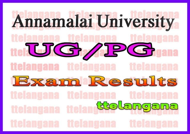Annamalai University Exam Result