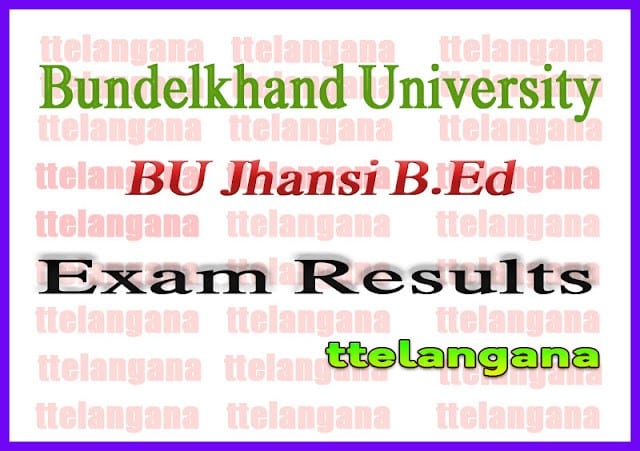 BU Jhansi B.Ed Annual Exam Result 2020 Bundelkhand University