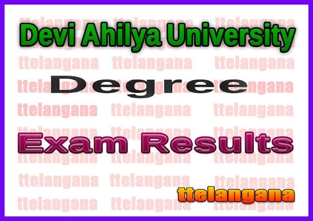 Devi Ahilya Vishwavidyalaya Degree Exams Results 