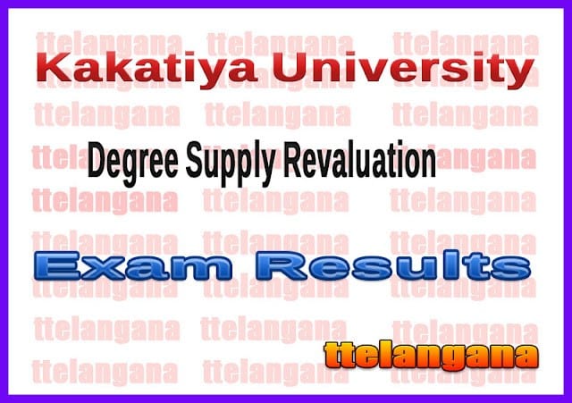 KU Degree Supply Revaluation 1st 2nd 3rd Year Results