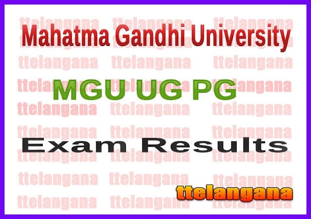 MGU UG PG Result Mahatma Gandhi University UG PG Result