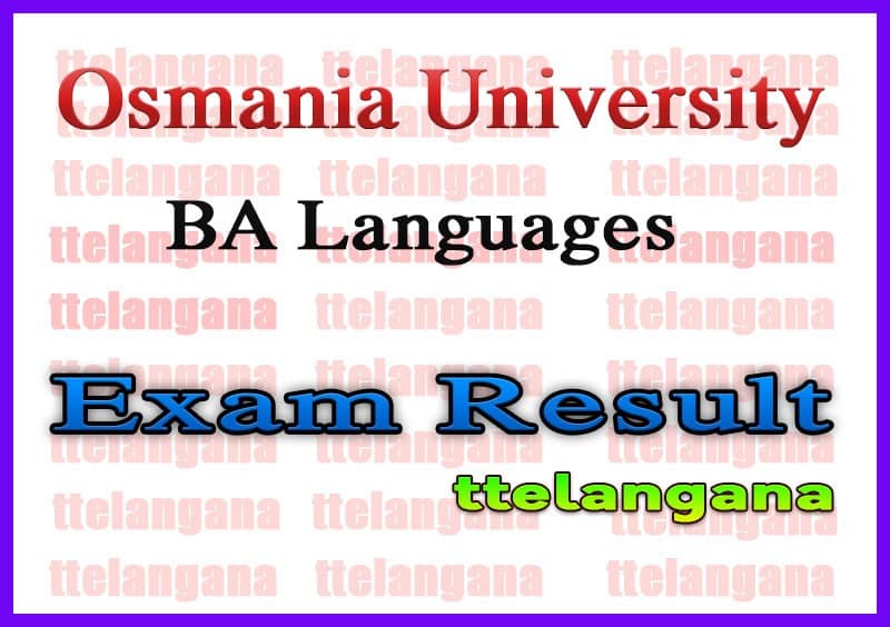 Osmania University BA Exam Results