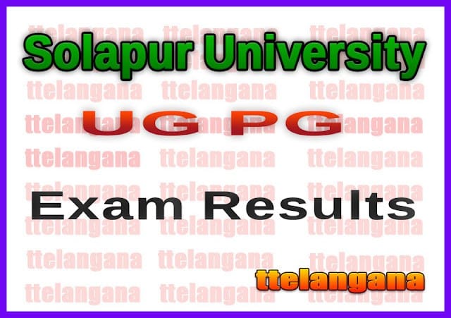 Solapur University UG PG Result