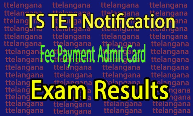 TS TET Notification Fee Payment