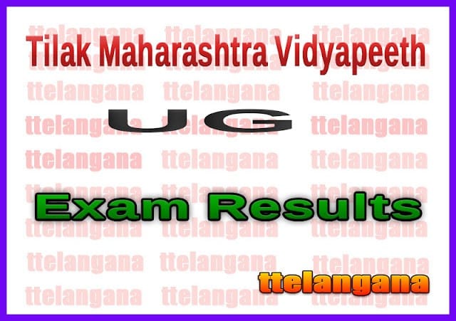 Tilak Maharashtra Vidyapeeth UG Exam Results