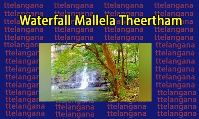 Waterfall Mallela Theertham in Telangana