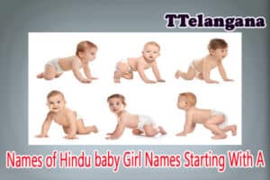Names of Hindu baby Girl Names Starting With A