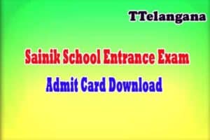 AISSEE Admit Card Download Sainik School Hall Ticket Print