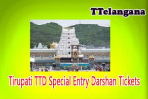 Tirupati TTD Special Entry Darshan Tickets