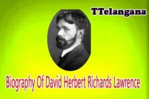 Biography Of David Herbert Richards Lawrence