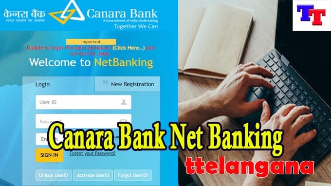 Canara Bank Net Banking Login Retail and Corporate
