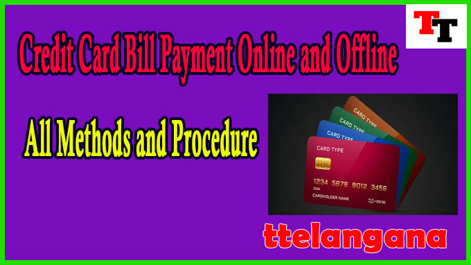 Credit Card Bill Payment Online and Offline - All Methods and Procedure