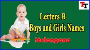Boys and Girls Names Starting with Letters B