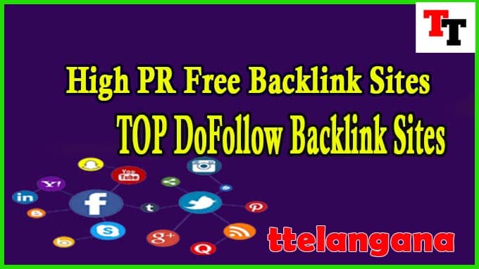 TOP DoFollow Backlink Sites | High PR Free Backlink Sites