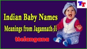 50 Indian baby names with meanings from Jagannath Ji