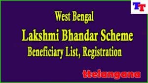 West Bengal Lakshmi Bhandar Scheme Status, Registration