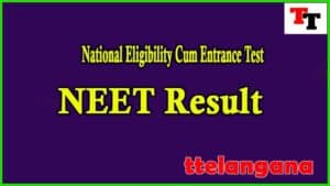 NEET Result  Link Cut Off Marks at neet.nta.nic.in