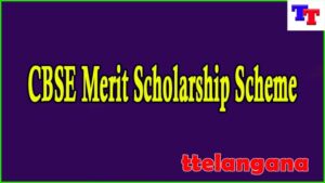 CBSE Merit Scholarship Scheme