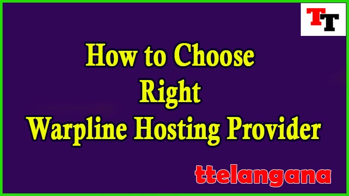 How to Choose the Right Warpline Hosting Provider