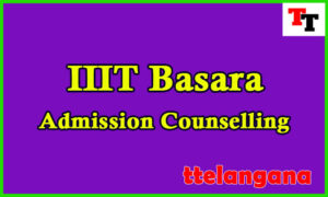 IIIT Basara Counselling