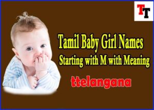 200 Girl Baby Names Starting with M in Tamil with Meanings