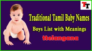 200 Pure and Traditional Tamil Baby Names Boys List with Meanings