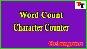 Word Count - Character Counter Online Free Tool