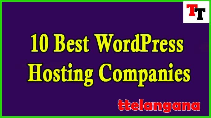 10 Best WordPress Hosting Companies