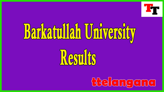 Barkatullah University Result