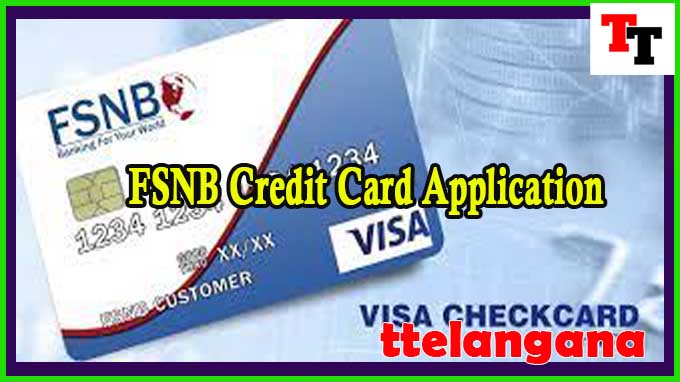 FSNB Credit Card Application 