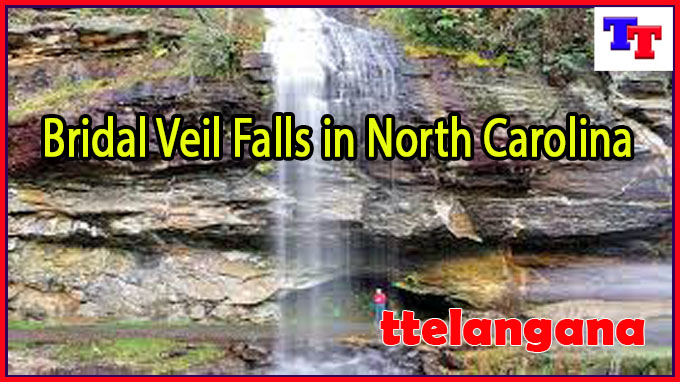 Bridal Veil Falls in North Carolina
