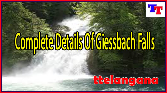 Complete Details Of Giessbach Falls